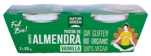 Naturgreen Dessert amande vanille Bio 2 x 125 g