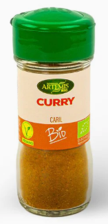 Artemis Bio &Eacute;pices pour curry biologique 30 gr