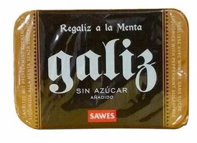 Sawes Galiz Menthe R&eacute;glisse Sans Sucre 20 gr