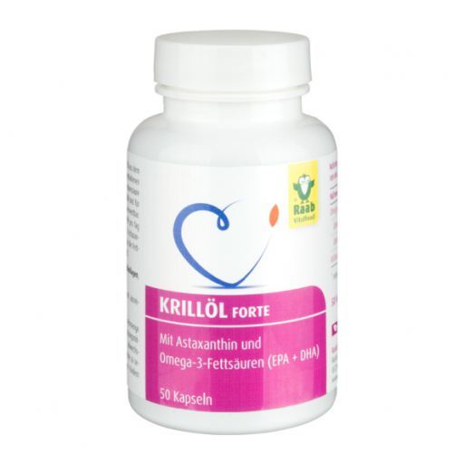 Raab Huile de krill forte, 50 g&eacute;lules