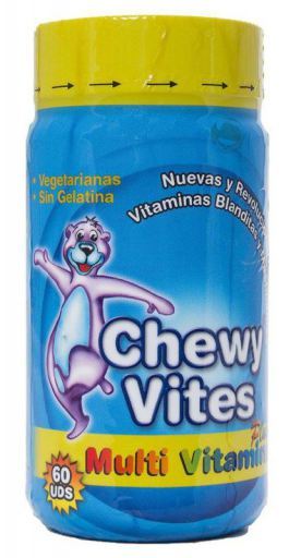 Chewy Vites Multivitamins Plus Bottle 60 Unit&eacute;s