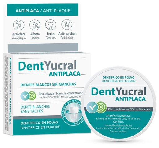 Dentyucral Poudre dentaire anti-plaque 50 gr