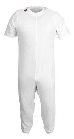 Ubiotex Pyjama anti-couches d&eacute;sinfect&eacute; &agrave; manches longues et courtes, blanc, taille L