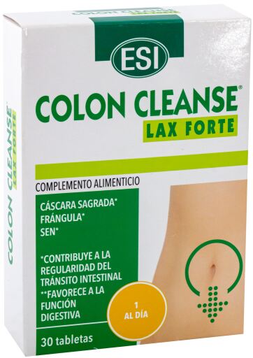 ESI Colon Cleanse Lax Forte 30 comprim&eacute;s