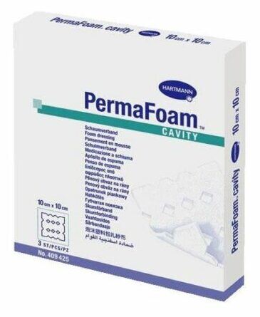 Pansement Permafoam 10x10 cm 3 unités