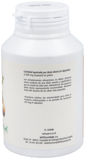 Guarana 500 mg 120 gélules
