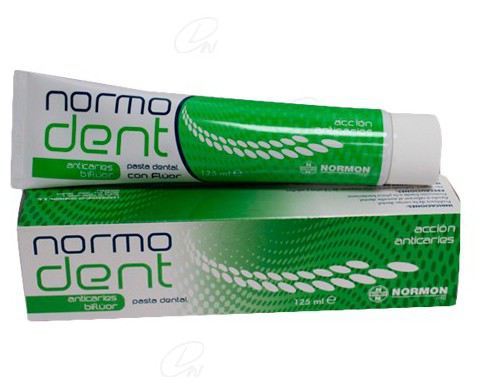 Normodent P&acirc;te bifluor&eacute;e anti-caries 125 ml
