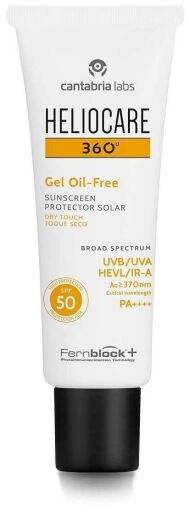 Gel sans huile 360º SPF 50 50 ml