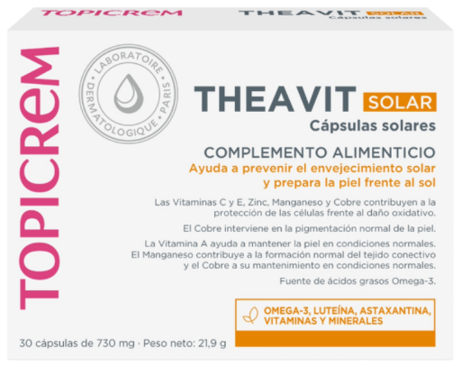 Topicrem Theavit Solar 30 g&eacute;lules