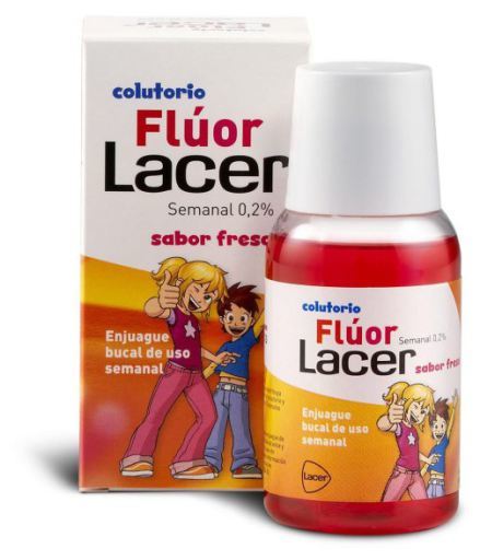 Bain de bouche Fluor Hebdomadaire Fraise 100 ml