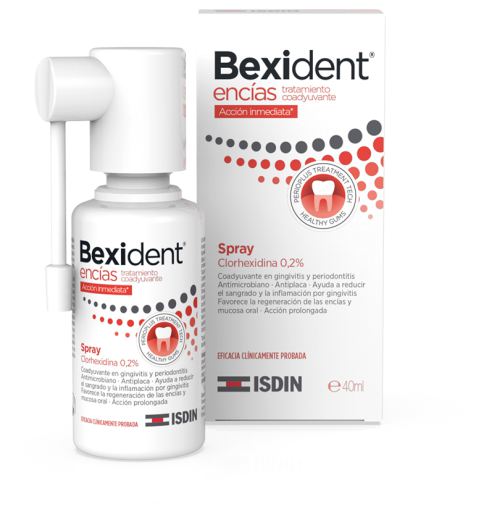 Spray chlorhexidine pour gencives Bexident 40 ml