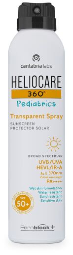 Spray transparent 360º Pédiatrie SPF 50+ 200 ml