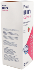 Bain de bouche pour enfants au fluor et au calcium, fraise, 500 ml