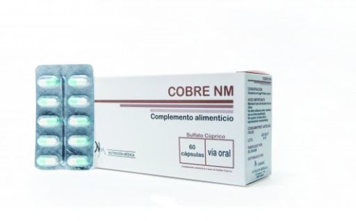 Cuivre Nm 60 g&eacute;lules