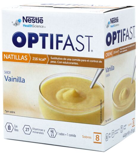 Vanille Custard 8 unités x 55 gr