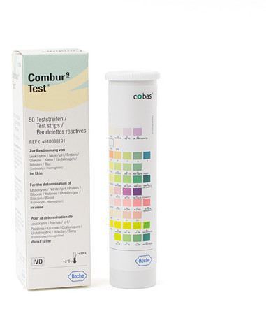 Roche Combur 9 Test 50 Bandelettes de Test d'Urine