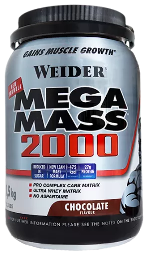 Weider Mega Mass 2000 avec 15000 gr