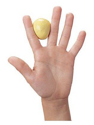 Mastic d'exercice jaune doux