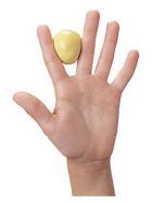 Mastic d'exercice jaune doux