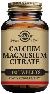 Solgar Comprim&eacute;s de citrate de calcium et de magn&eacute;sium