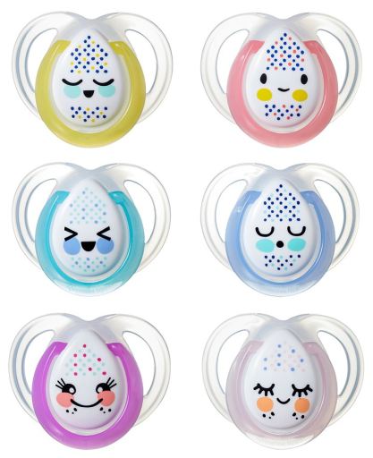 Tommee Tippee 2 sucettes de nuit