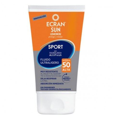 Ecran Sunnique Sport Fluide Visage Extra L&eacute;ger SPF 50 40 ml