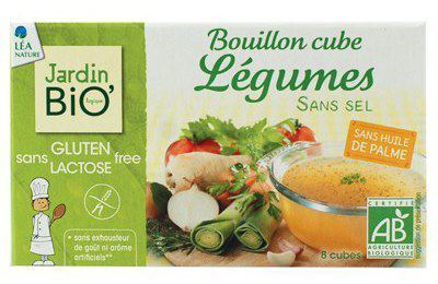 Cube de Bouillon de L&eacute;gumes Sans Sel Ajout&eacute; 8 X 9 Gr