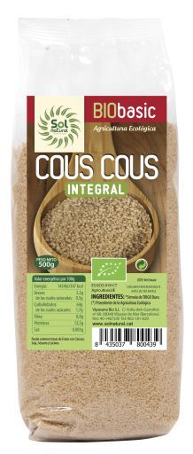 Sol Natural Couscous Int&eacute;gral Bio 500 gr