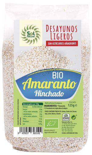 Amarante Gonfl&eacute;e Bio 125 gr