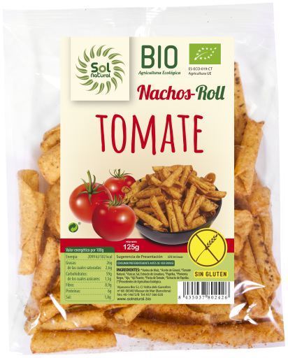 Nachos Roll Maïs Tomate Bio Sans Gluten 125 gr