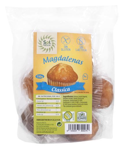 Cupcakes Classiques 5 Unités 190 gr