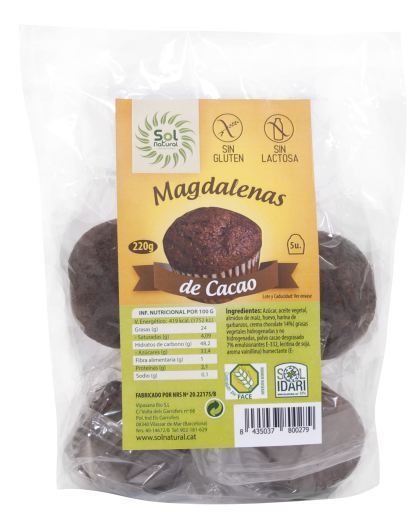 Muffins Super-Choc 5 Unités 190 gr