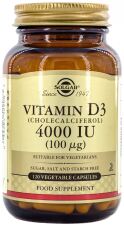 Vitamine D3 UI 100 mcg Capsules Végétales