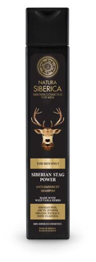 Natura Siberica Shampoing antipelliculaire pour hommes uniquement Le Pouvoir du Cerf 250 ml
