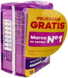 Serviettes hygiéniques pour incontinence urinaire Discreet Maxi, 12 unités