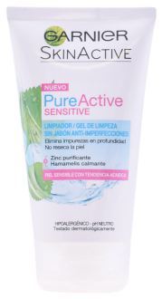 Pure Active Gel Nettoyant Peaux Sensibles 150 ml