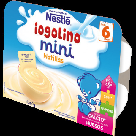 Iogolino Custard Mini Tarrina + 6 Mois 60 gr