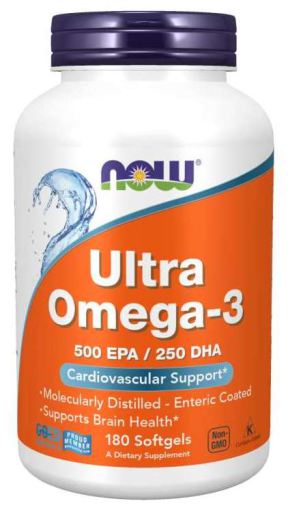 Ultra Oméga-3 (Gélatine Bovine) 180 Gélules