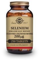 Comprimés de sélénium 200mcg sans levure