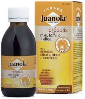 Sirop Juanola au miel de propolis et thym Altea 150 ml