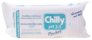 Chilly Protect Lingettes Intimes 12 Unit&eacute;s