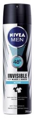 Men Invisible For Black And White Déodorant Actif 200 ml