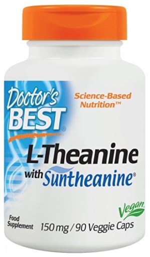 L-Th&eacute;anine Avec Suntheanine 90 Capsules V&eacute;g&eacute;tales
