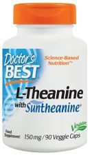 L-Théanine Avec Suntheanine 90 Capsules Végétales L-Théanine Avec Suntheanine 90 Capsules Végétales
