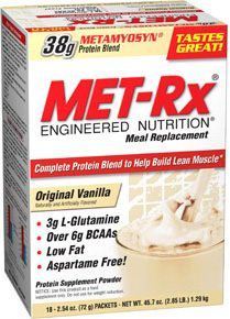 Met-Rx Vanille 18 Packets