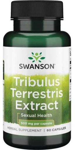 Tribulus Terrestris Extract 500 mg 60 Capsules