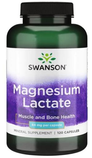 Magnesium Lactate 84 mg 120 Capsules
