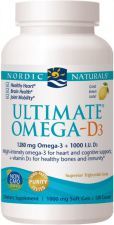 Ultime Oméga D3 Citron 120 Gélules