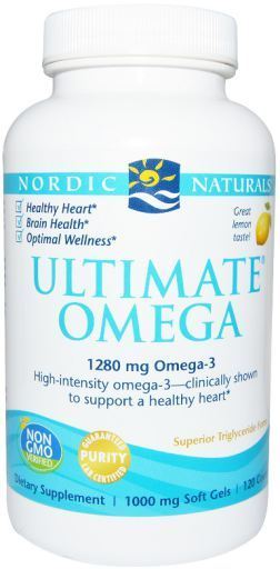 Om&eacute;ga ultime 1280 mg citron 120 g&eacute;lules
