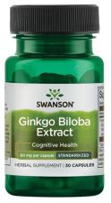 Extrait de Ginkgo Biloba 24% 60 mg 30 G&eacute;lules